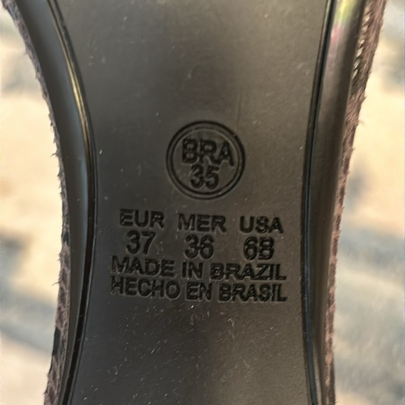 Constance Black and Gray Snakeskin Print Open Toe Heels With Ankle Strap Size 6 - Picture 3 of 3